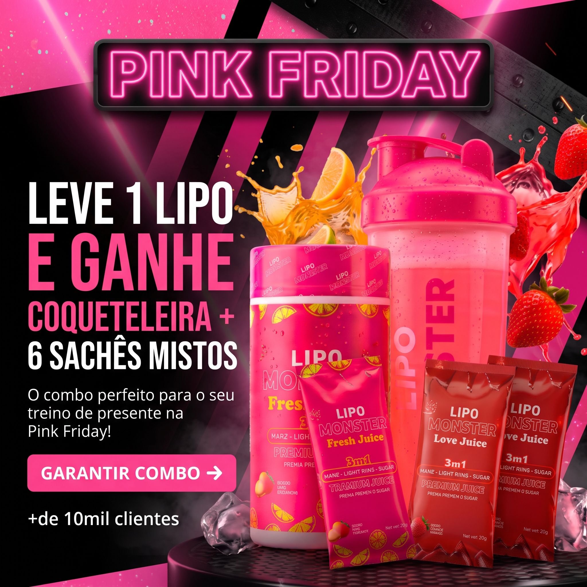 1 Pote — Lipo Monster Juice